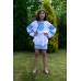 Embroidered blouse for girl "Sky Blue"